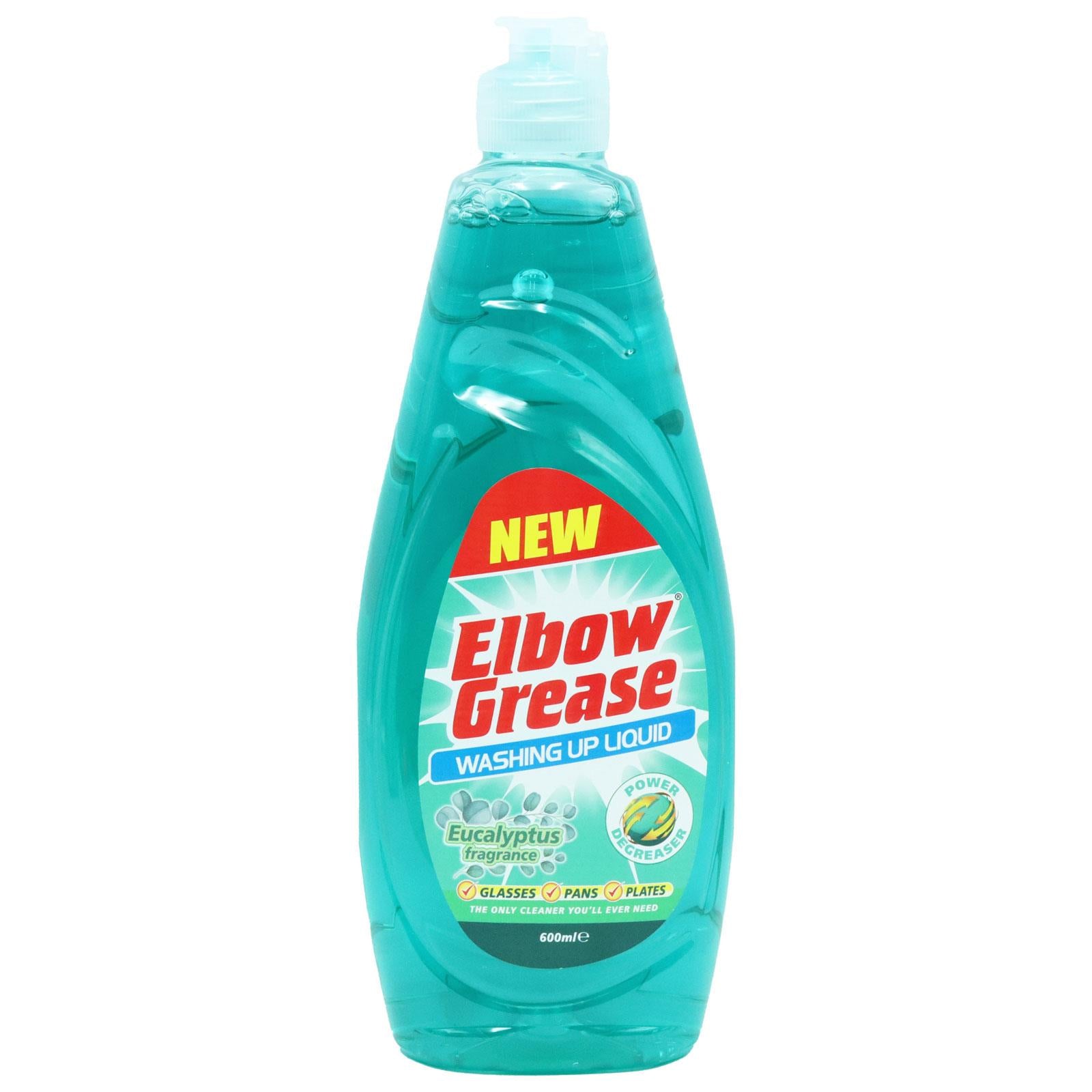 Elbow Grease Washing Up Liquid Eucalyptus 600ml