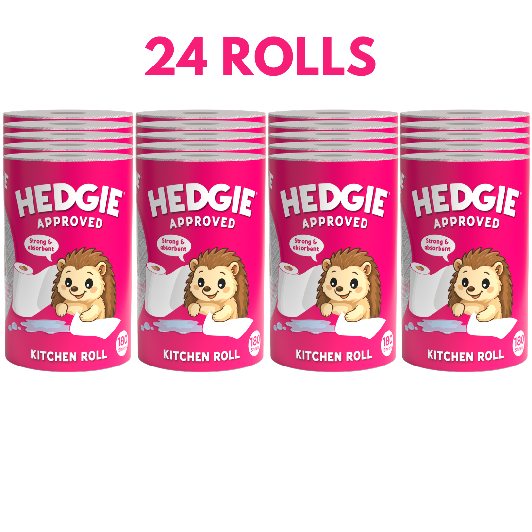 Hedgie Kitchen Towels 2 ply Strong Absorbent 180 Sheets / Roll