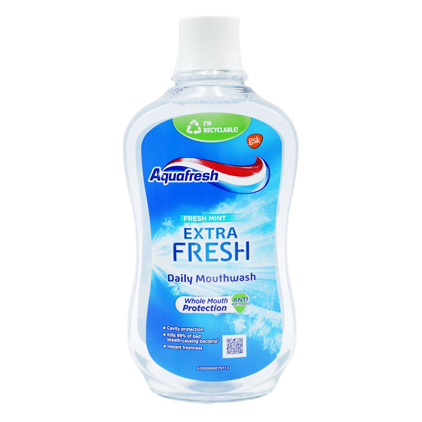 Aquafresh Fresh Mint Mouthwash 500ml