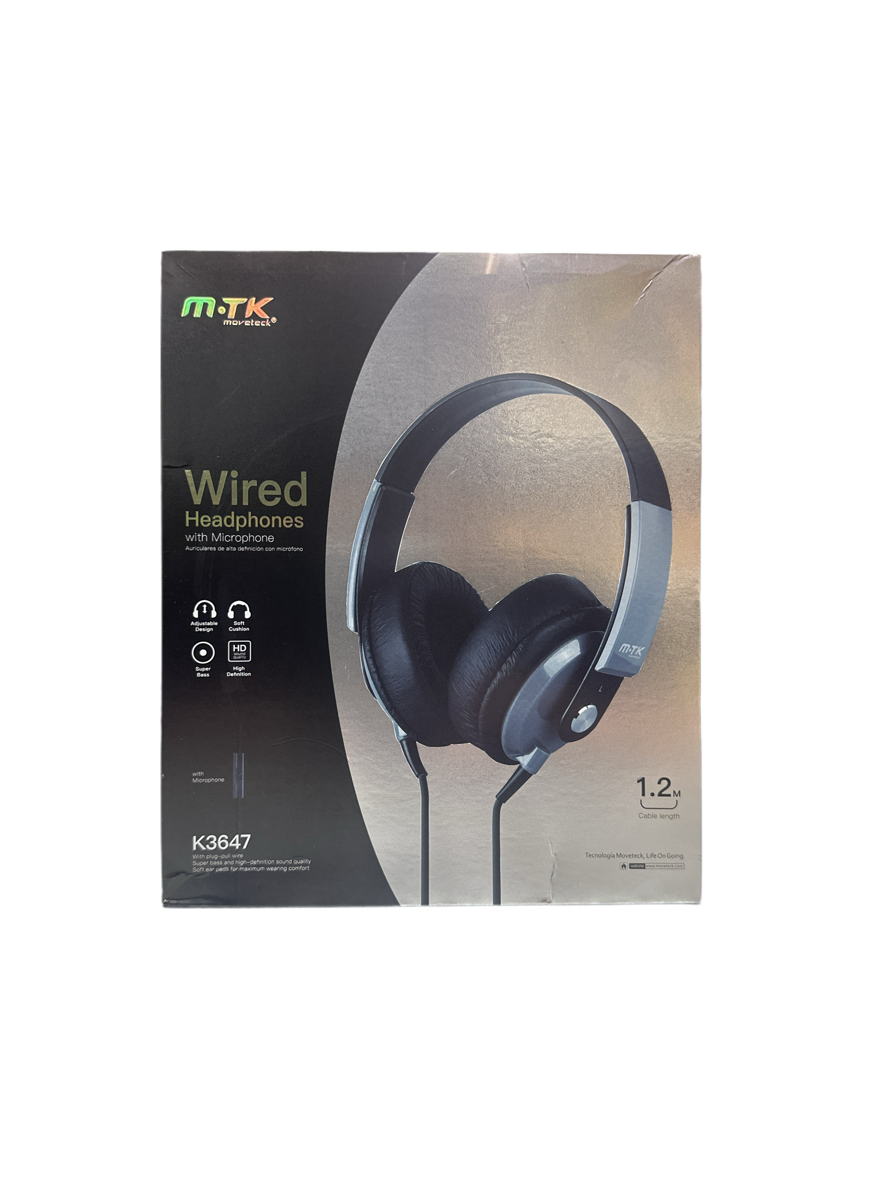 M.TK Moveteck Wired Headphones With Microphone