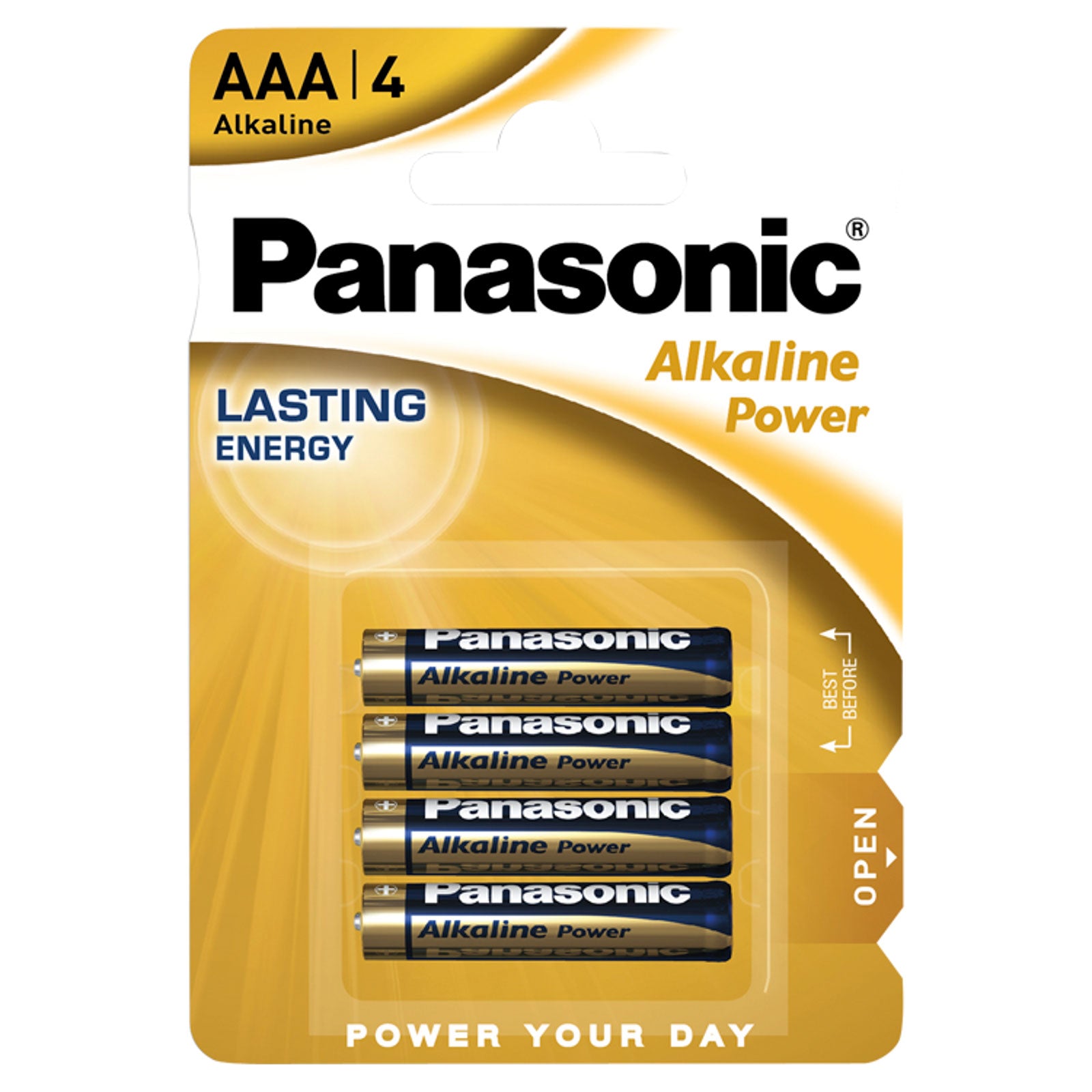 Panasonic Alkaline Power Losting Energy AAA Pack of 4