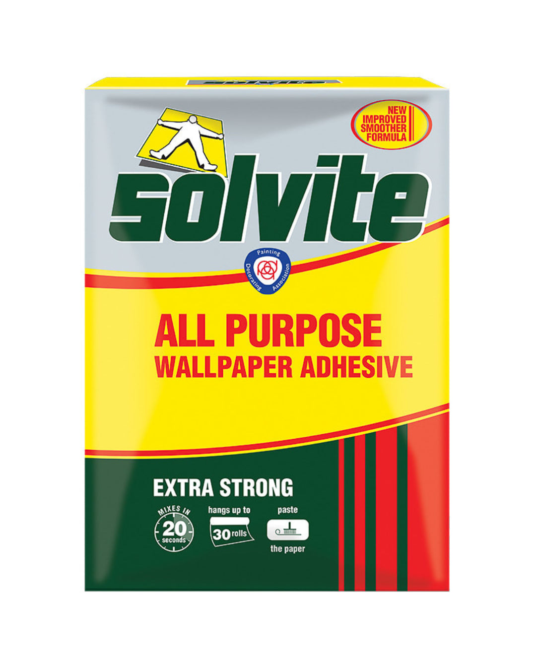Solvite All Purpose Extra Strong Wallpaper Paste - 30 Roll Box