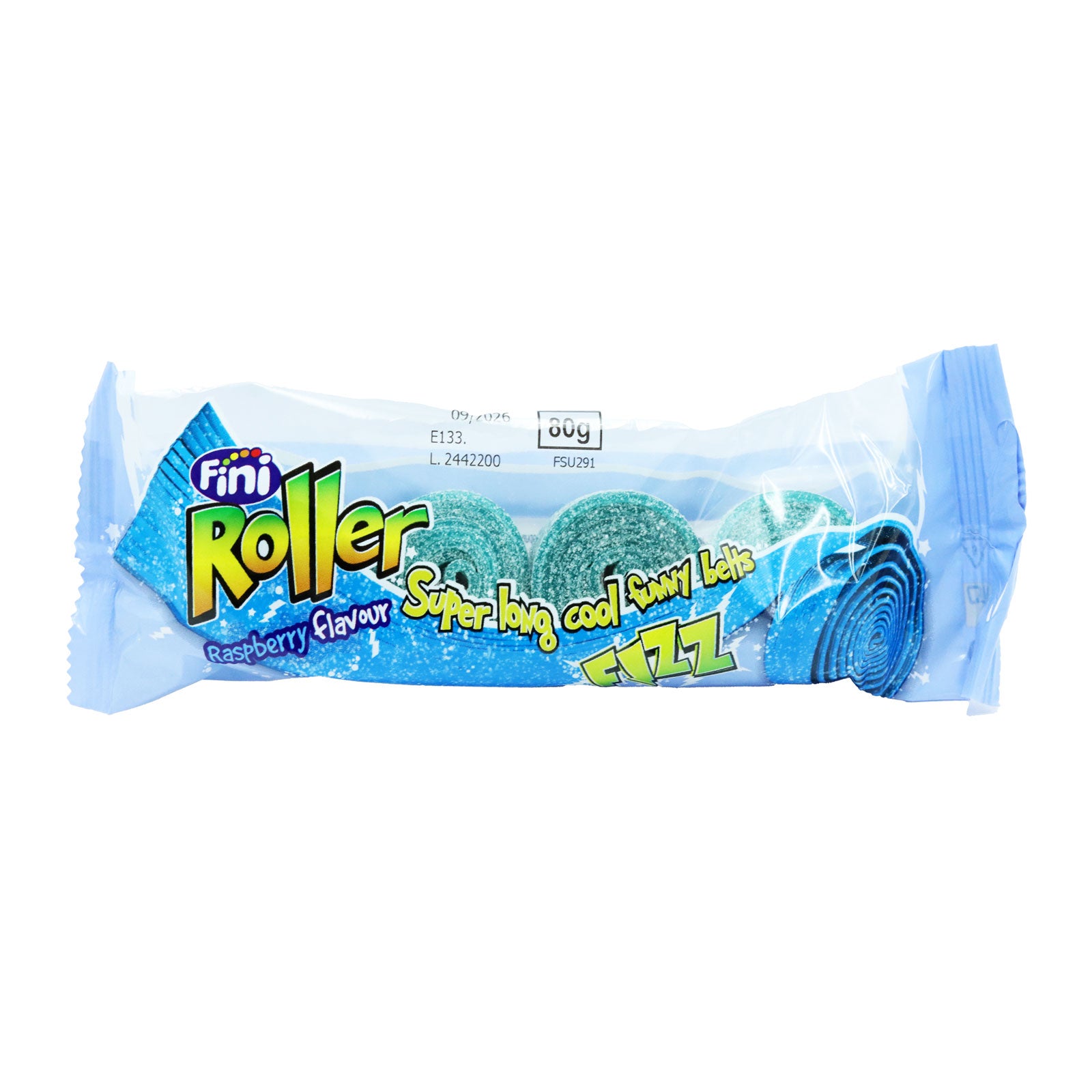 Blue Raspberry Roller Fini Raspberry Roller 4pk 09/26 | High Quality Chocolate & Sweets Online