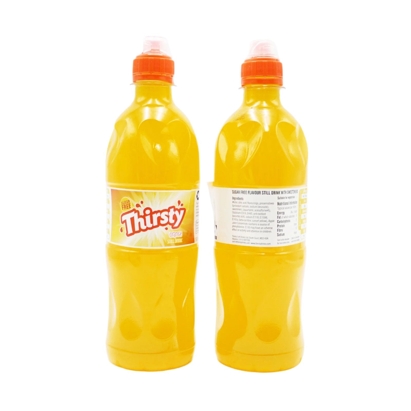 Thirsty Orange Still Drink Sugar-Free 500ml