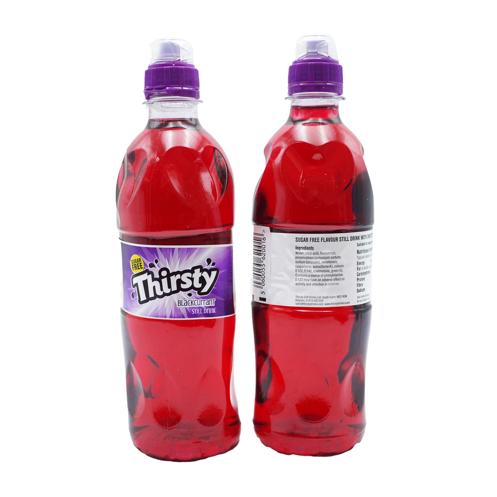 Thirsty Original Blackcurrant Flavour Still Drink 500ml