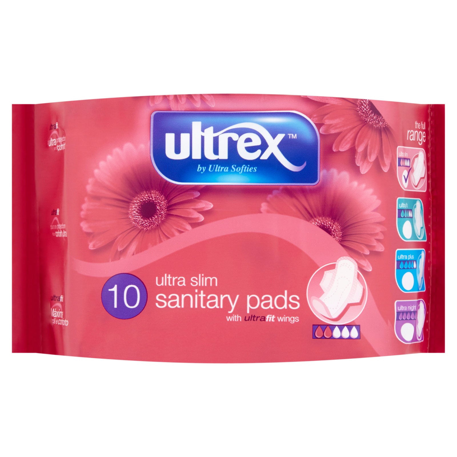 Ultrex Ultra Slim Sanitary Pads 10's