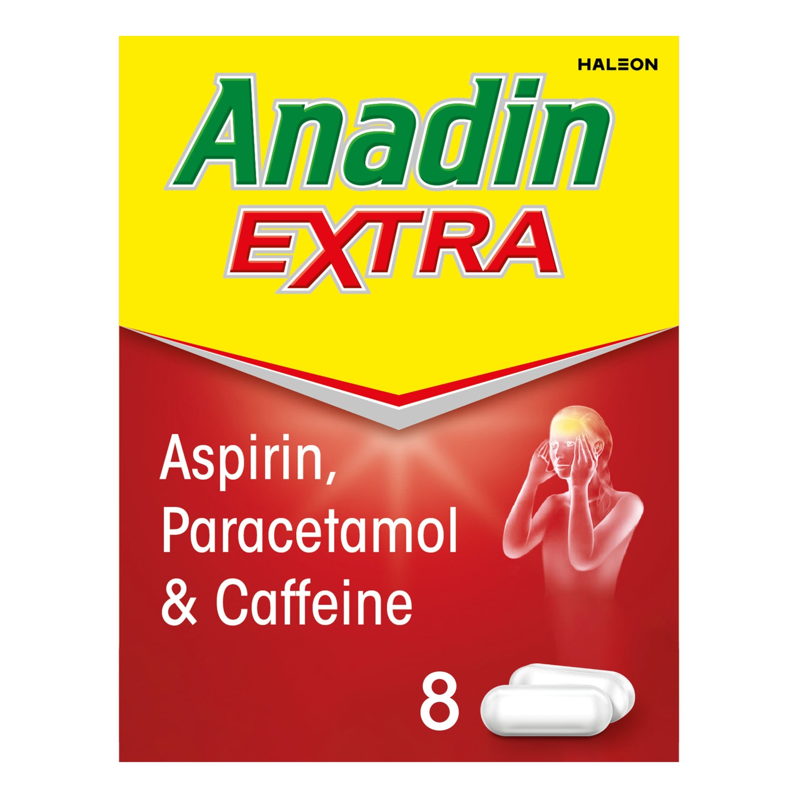 Anadin Extra Pain Relief Tablets 8 Caplets