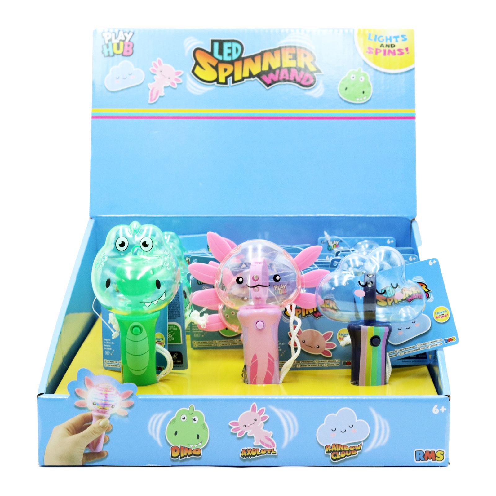 Spinner Wands Light Up Asst In Display