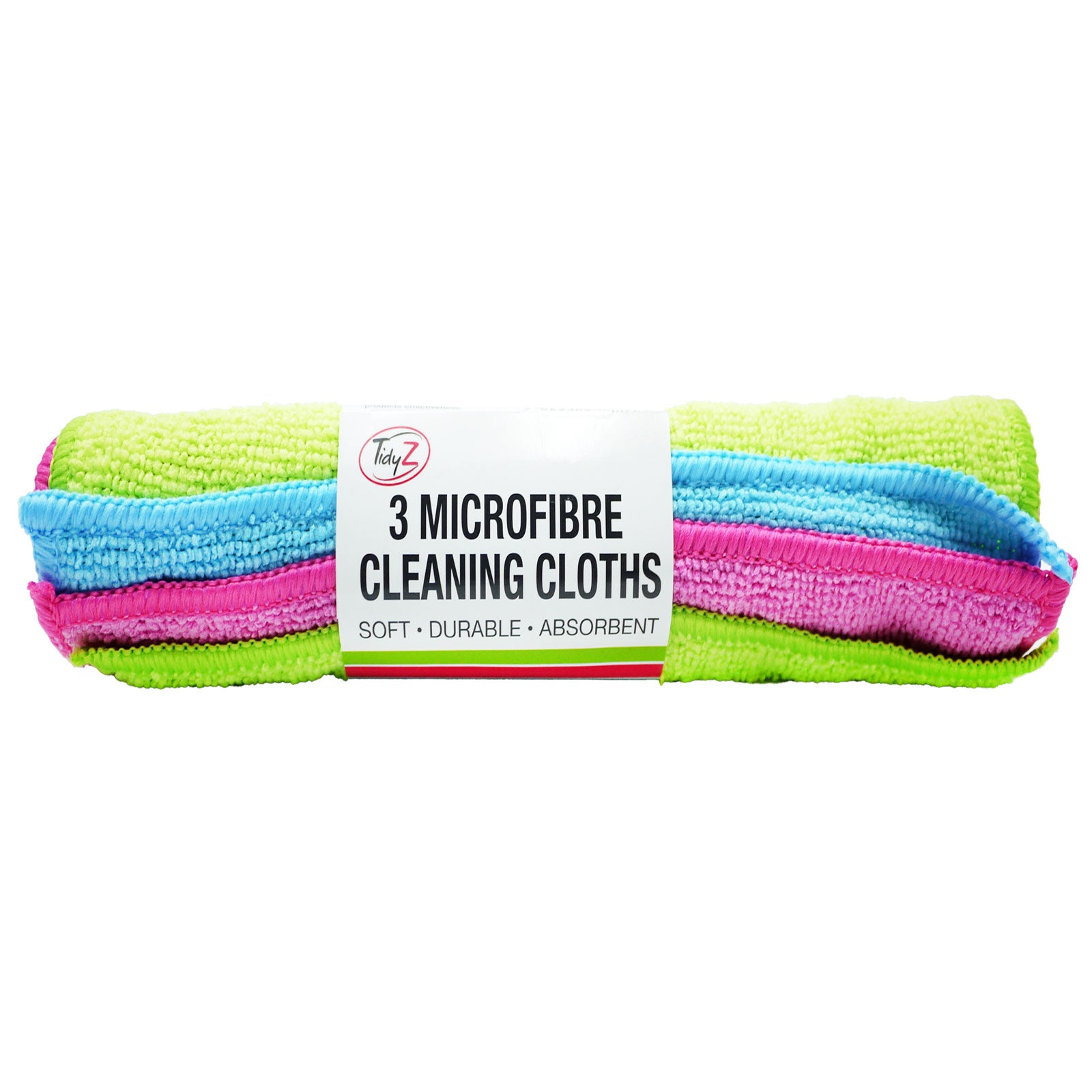 3 Mircofibre Soft Durabe & Absorbent Cleaning Cloths