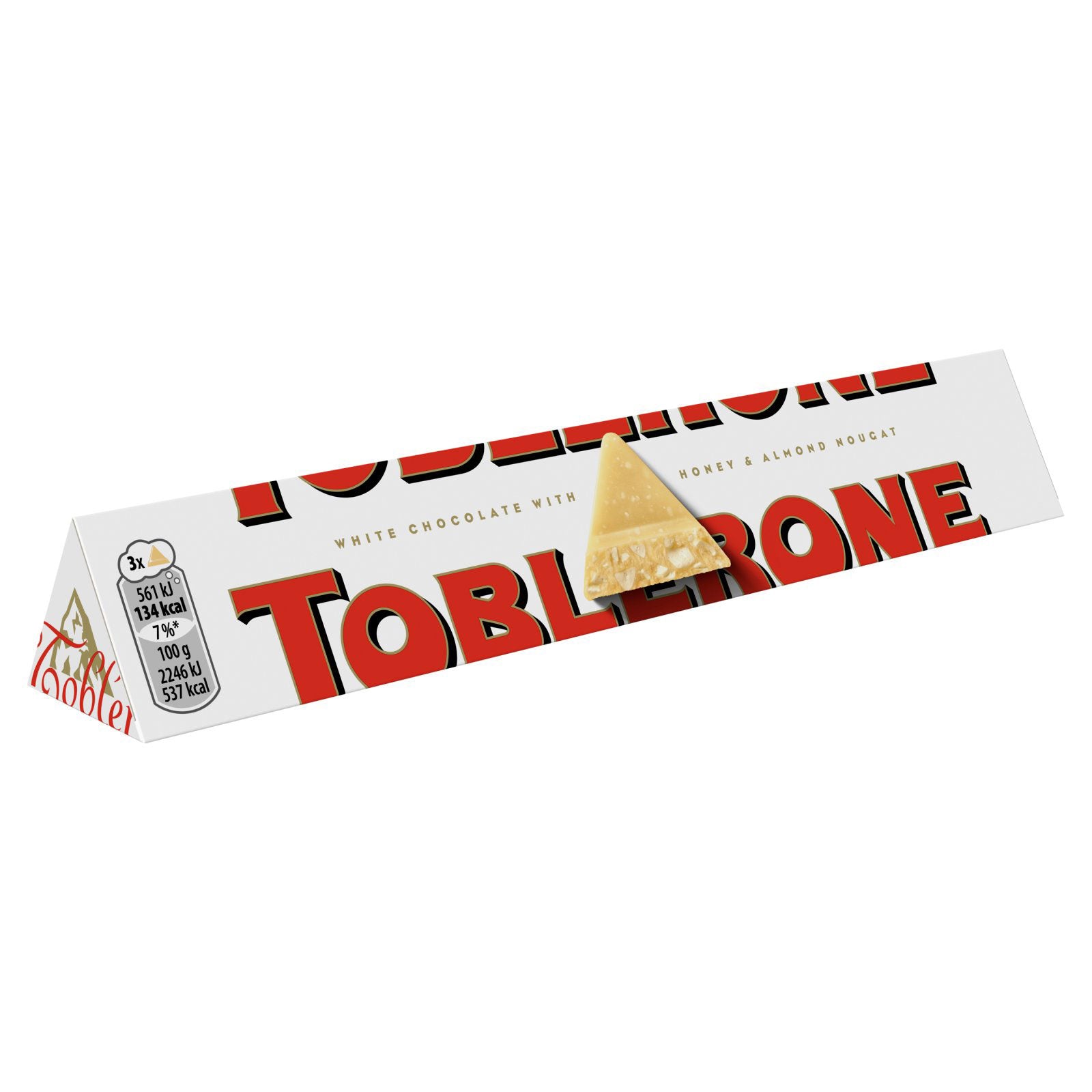 Toblerone White Chocolate With Honey & Almond Noucat 100gm