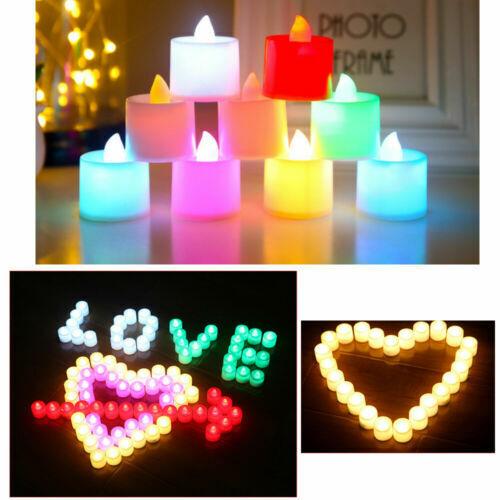 LED Colour Change Tea-lights Set Of 6