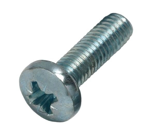 Pozi Pan Head Machine Screws & Nuts M6 X 20