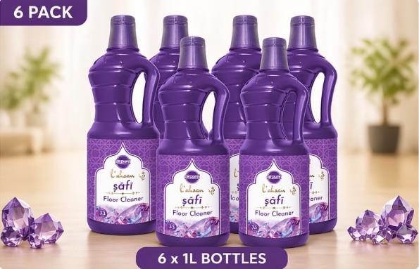 Airpure Moroccan Liquid Floor Cleaner 1L – Zulal, Safi, L’u’lu & Oud | All Scents Variety | 3 Pack, 6 Pack, 12 Pack & Mixed Bundles | Multi-Surface Cleaning Solution