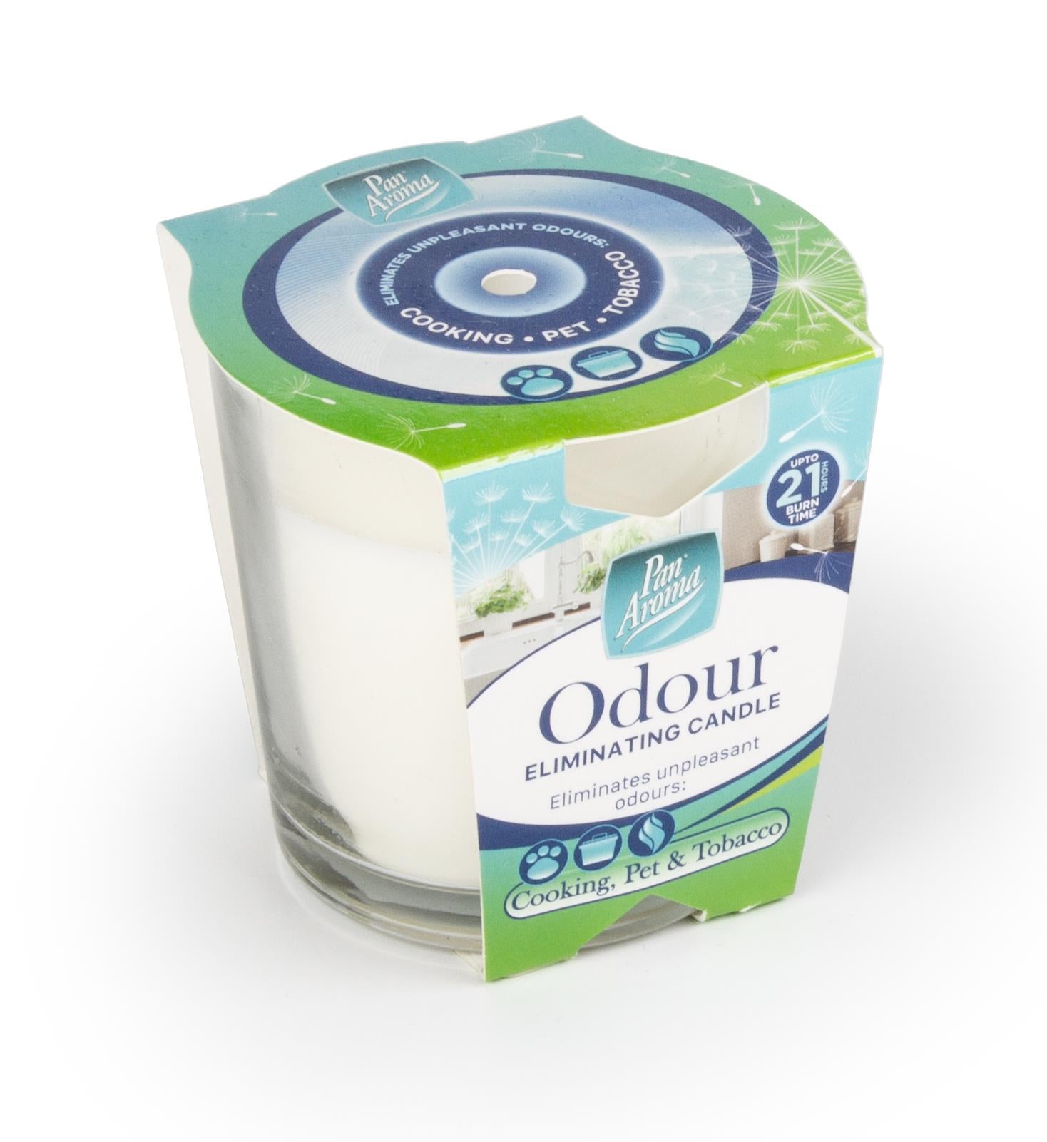 Pan Aroma Odour Eliminating Candle 80g 21H Burn Time