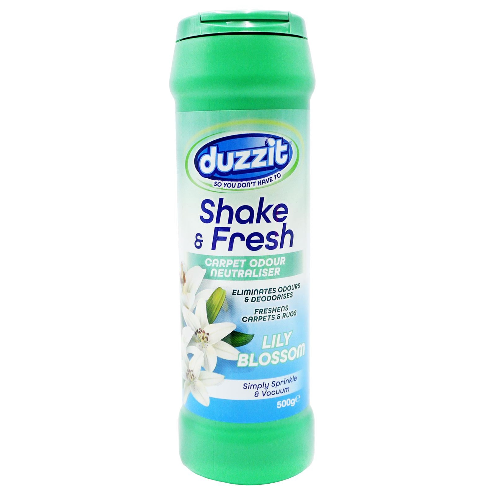 Duzzit Shake & Fresh Carpet Odour Neutral Lily 500GM