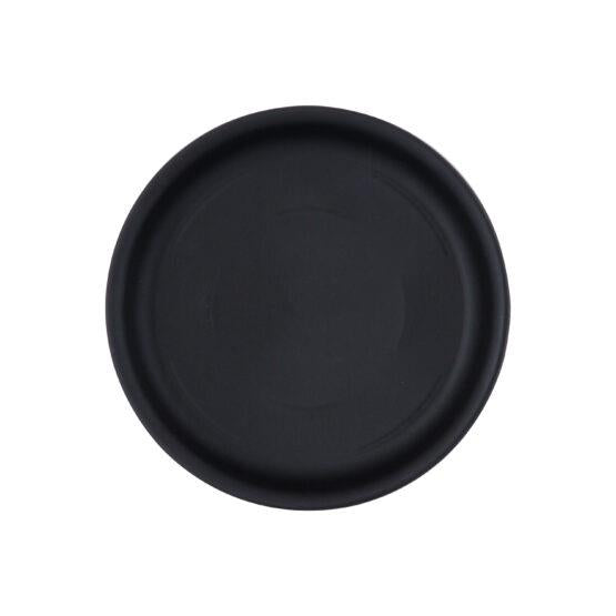 Vista 28.5cm Round Saucer Black