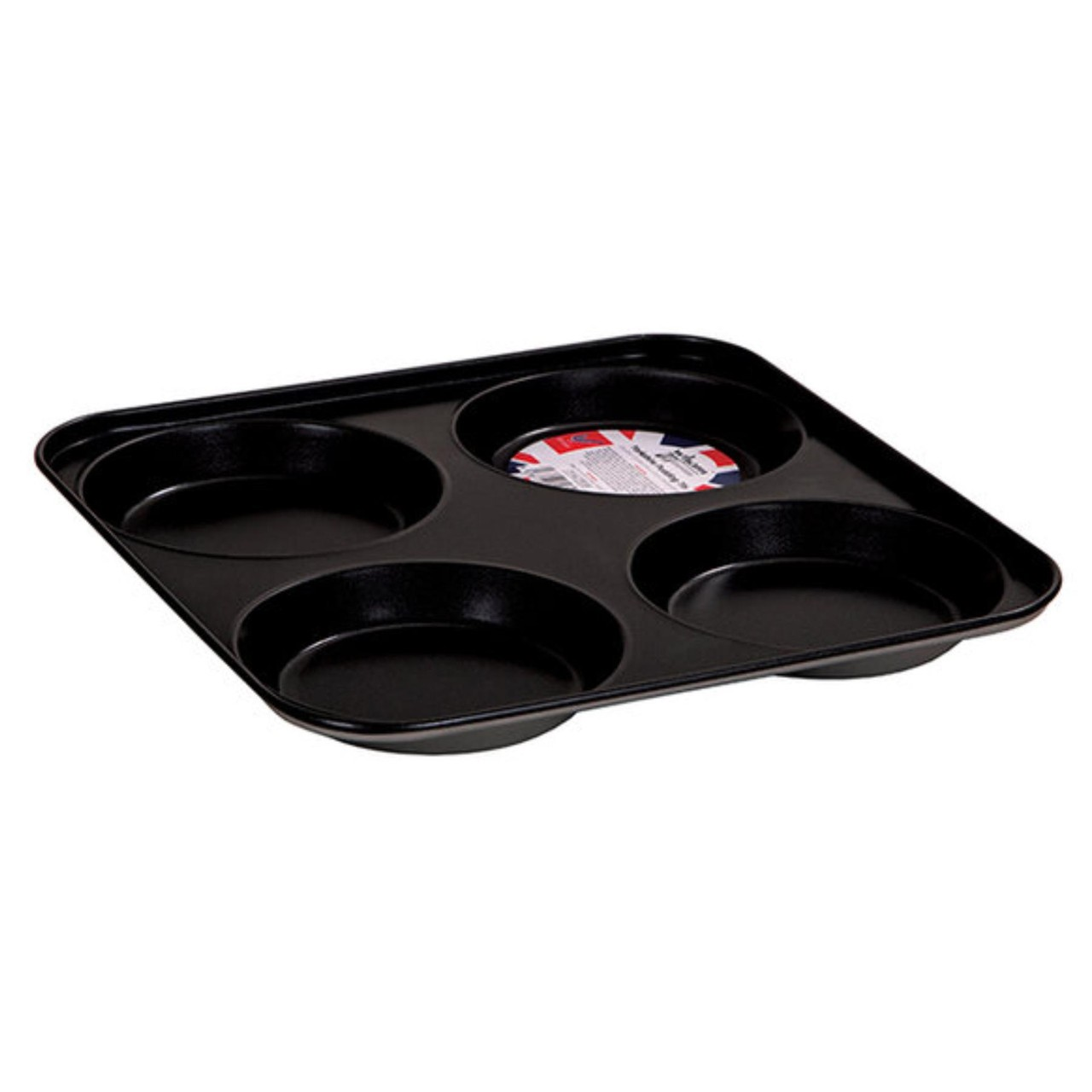 Yorkshire Pudding 4 Cup Baking Tray Dish Non-Stick
