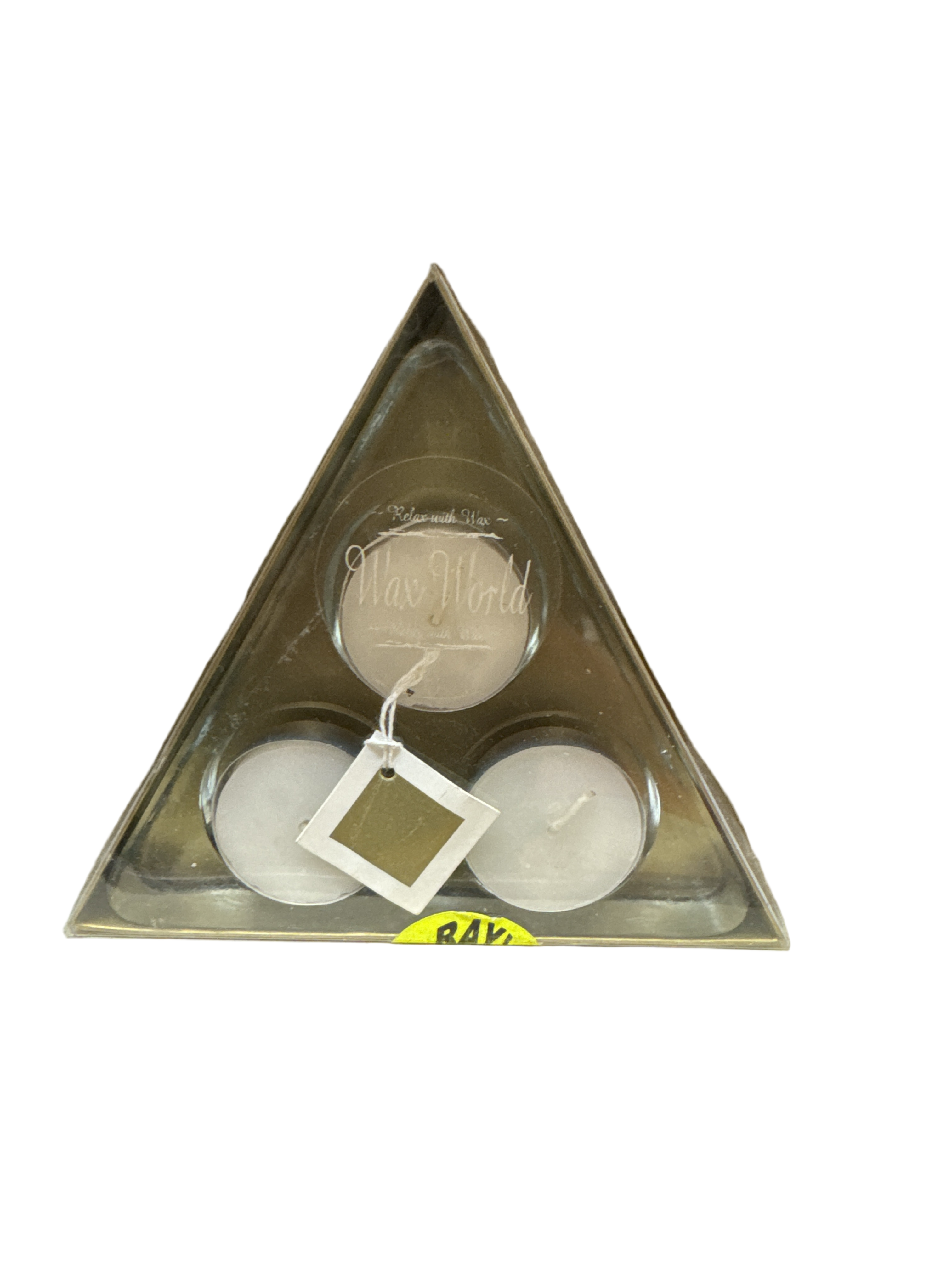 Triangle Tea Light Candle Holder