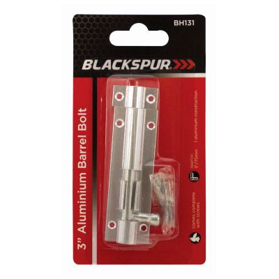 Blackspur 3" Aluminium Barrel Bolt