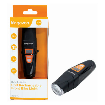 800 Lumens USB Rechargable Front Bike Light