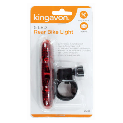 Kingavon 5 Led Rear Bike Light