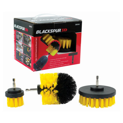 Blackspur 3 Piece Drill Powered Brush Set