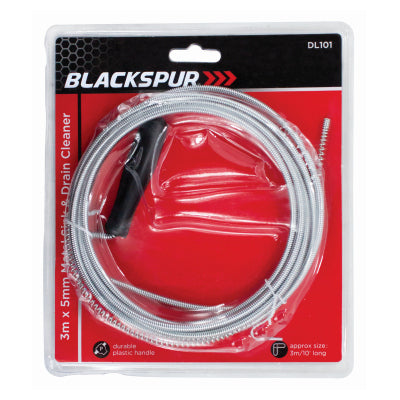 Blackspur Drain Cleaner & Metal Sink 3m