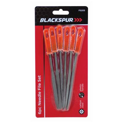 6PC Needle File Set With Plastic Handles