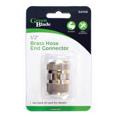 Green Blade - Brass Hose End Connector - 1/2