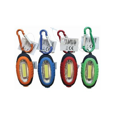 Kingavon 1W COB Keyring With Carabiner Hook