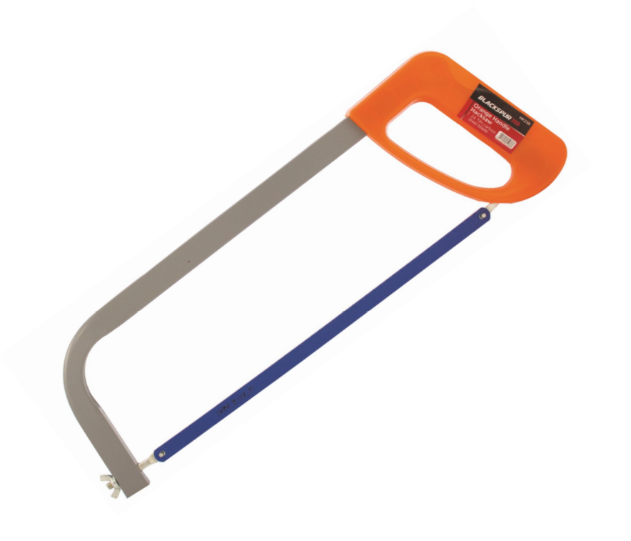 Blackspur Orange Handle Hacksaw 24 TPI Carbon Steel Blade