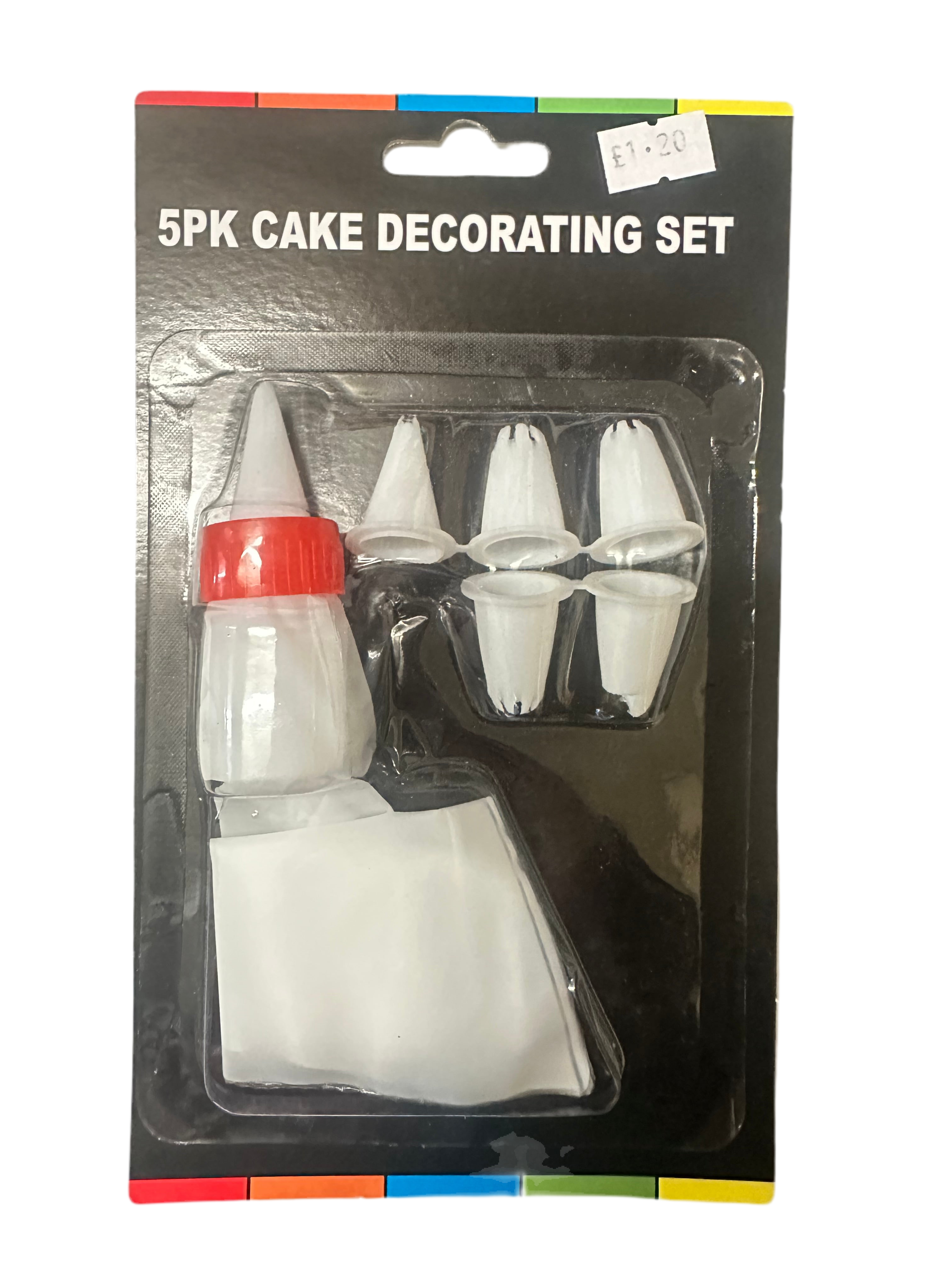 Cake Decorating Set 5pc