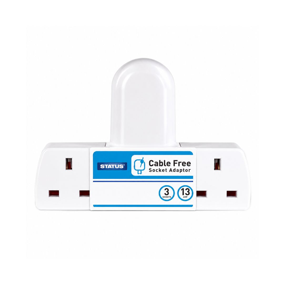 Status 3 Way Cable Free Socket Adaptor