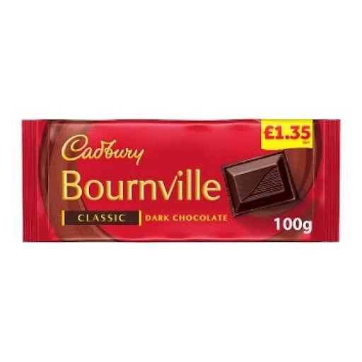 Cadbury Bournville Classic Dark Chocolate 100G