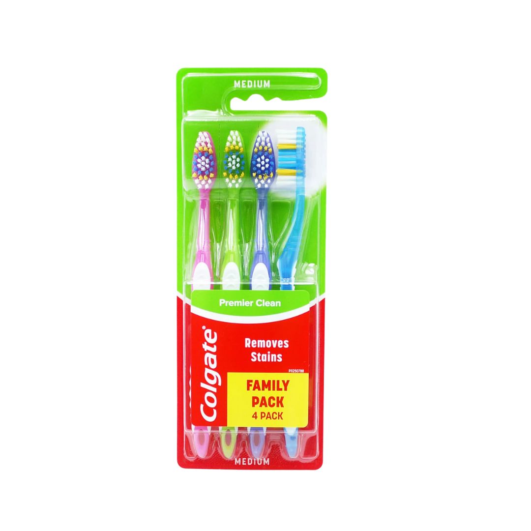 Colgate Premier Clean Removes Stains Family Pack 4 Pack
