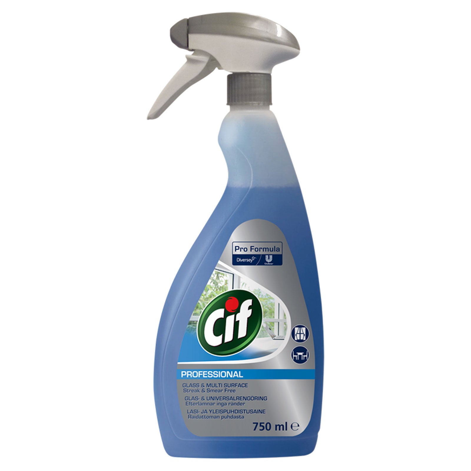 CIF Professional Glass & Multi Surface Spray 750ml