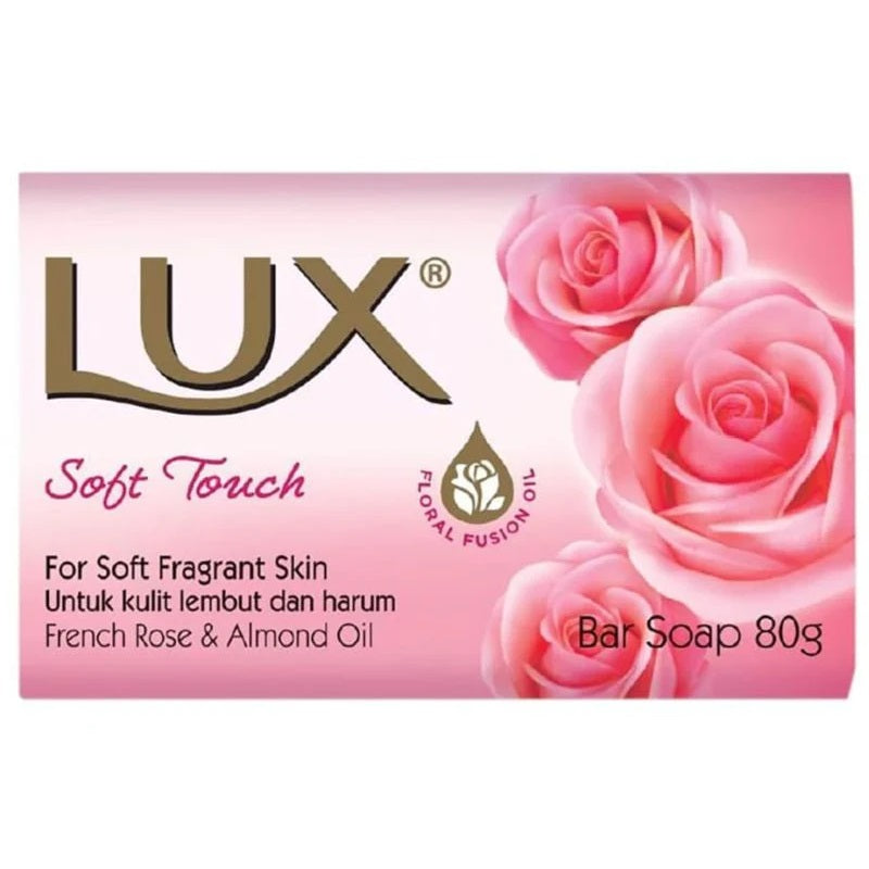 Lux Soap Soft Touch French Rose 3Pk