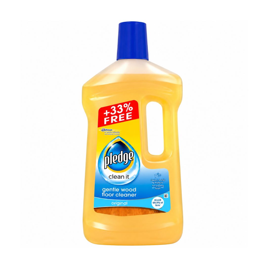 Pledge Wood Floor & Furniture Cleaner 5-in-1 1L Cleans, Shines & Protects Wooden Surfaces