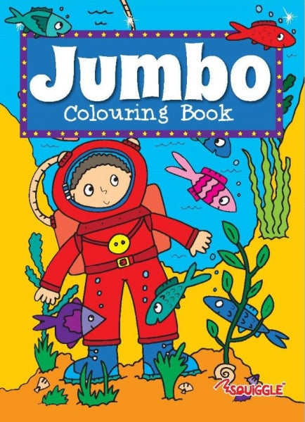 Jumbo Colouring Book 1 & 2