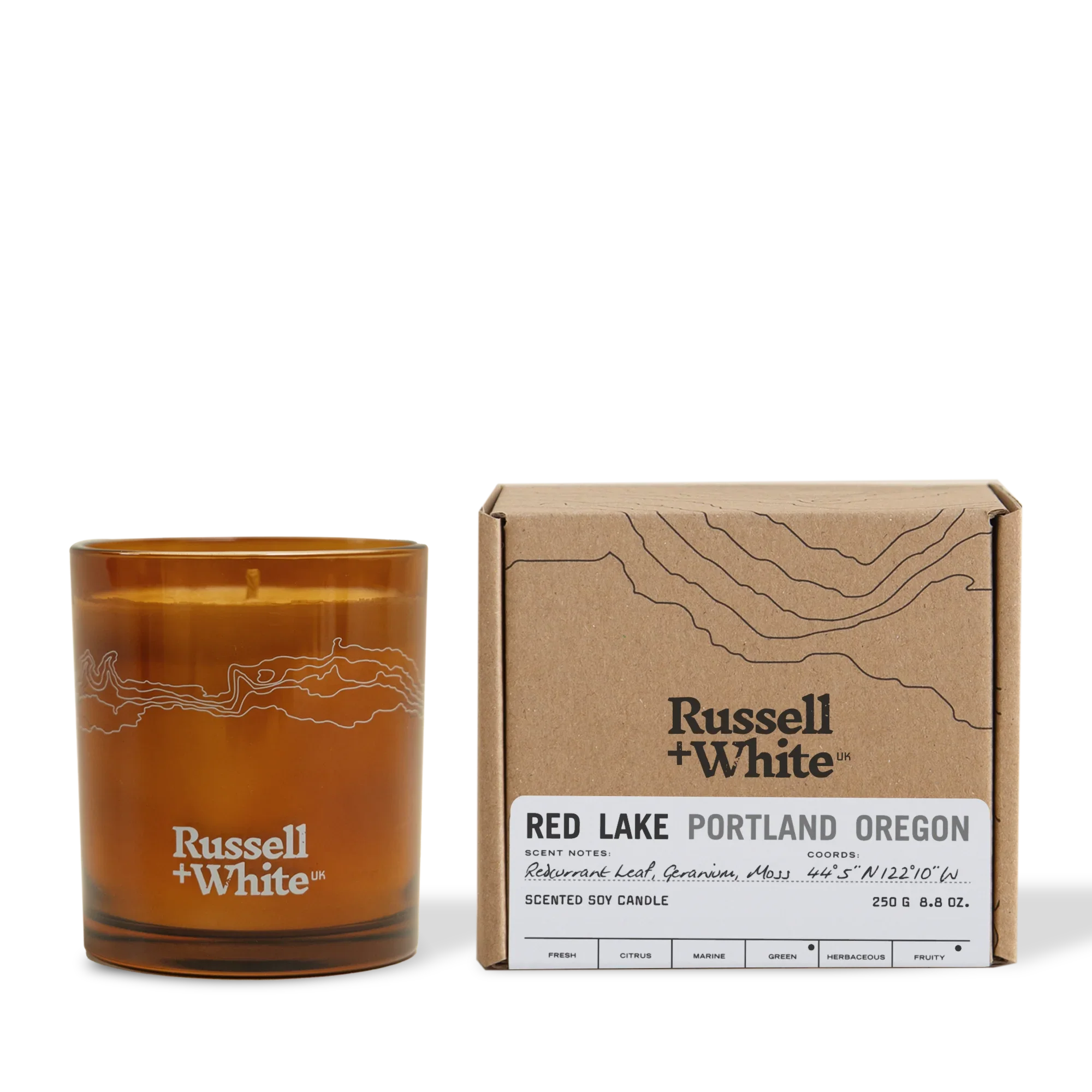 Red Lake Scented Candle