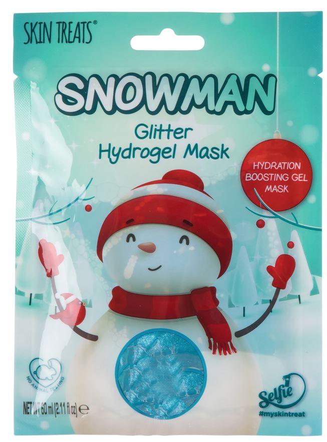 Snowman Glitter Hydrogel Mask 60ml