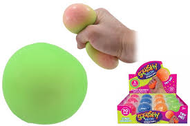 Squishy Neon Stress Ball 7cm