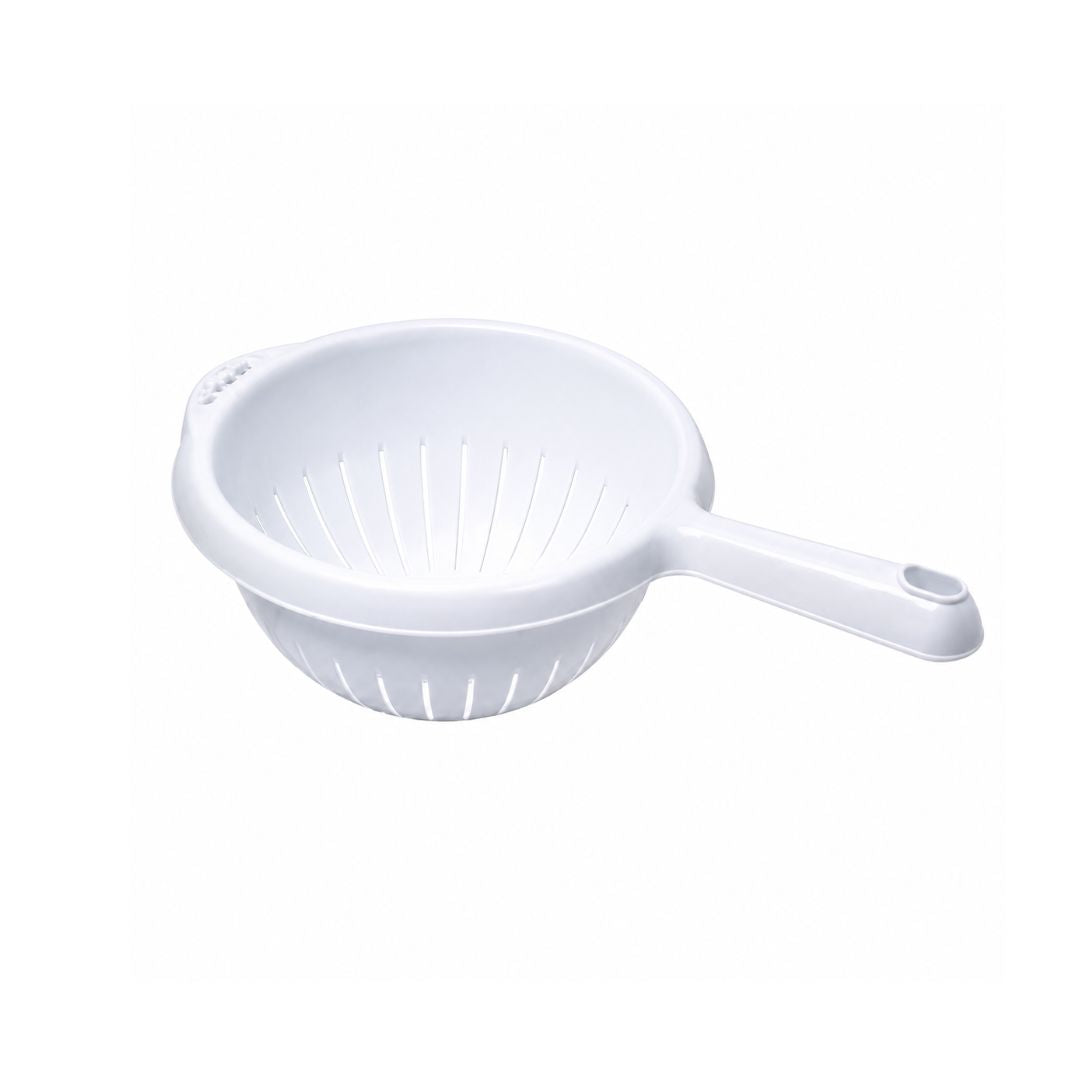 Wham Cuisine 20cm Handled Colander Kitchen Strainer for Draining Pasta, Vegetables & Fruit