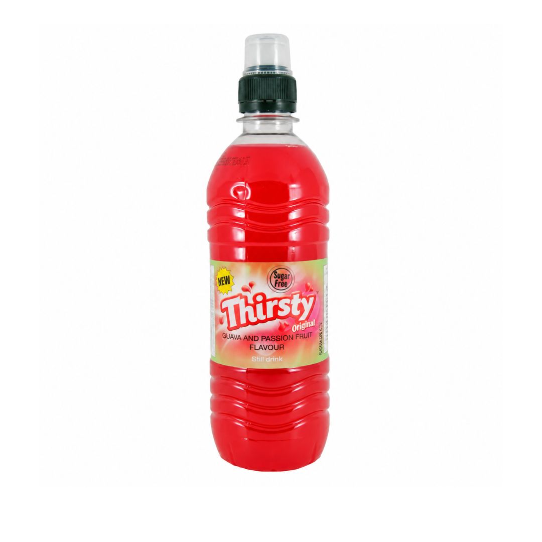 Thirsty Original Guava and Passion Fruit Flavour Still Drink 500ml