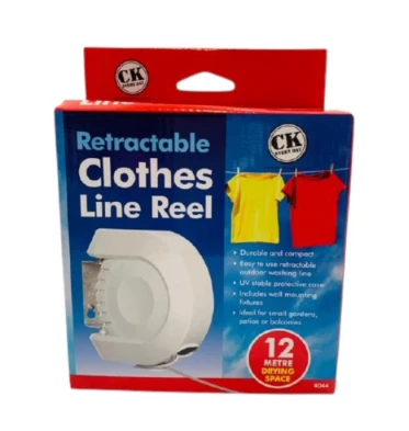 Retractable Clothes Line Reels 12Meter Drying Space