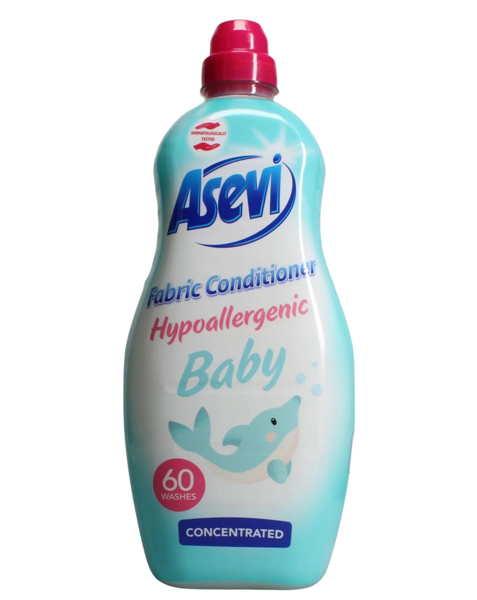 Asevi Fabric Conditioner Hypoallergenic Baby Concentrated 60 Washes 1380ml