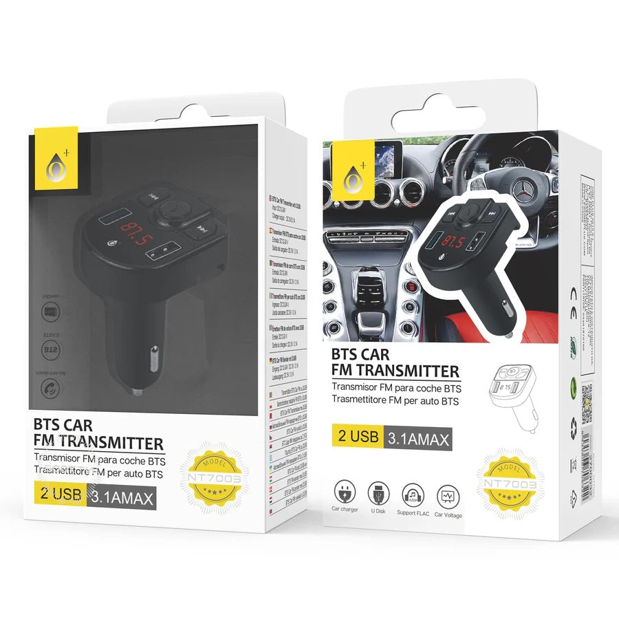 BTS Car FM Transmitter 2 USB