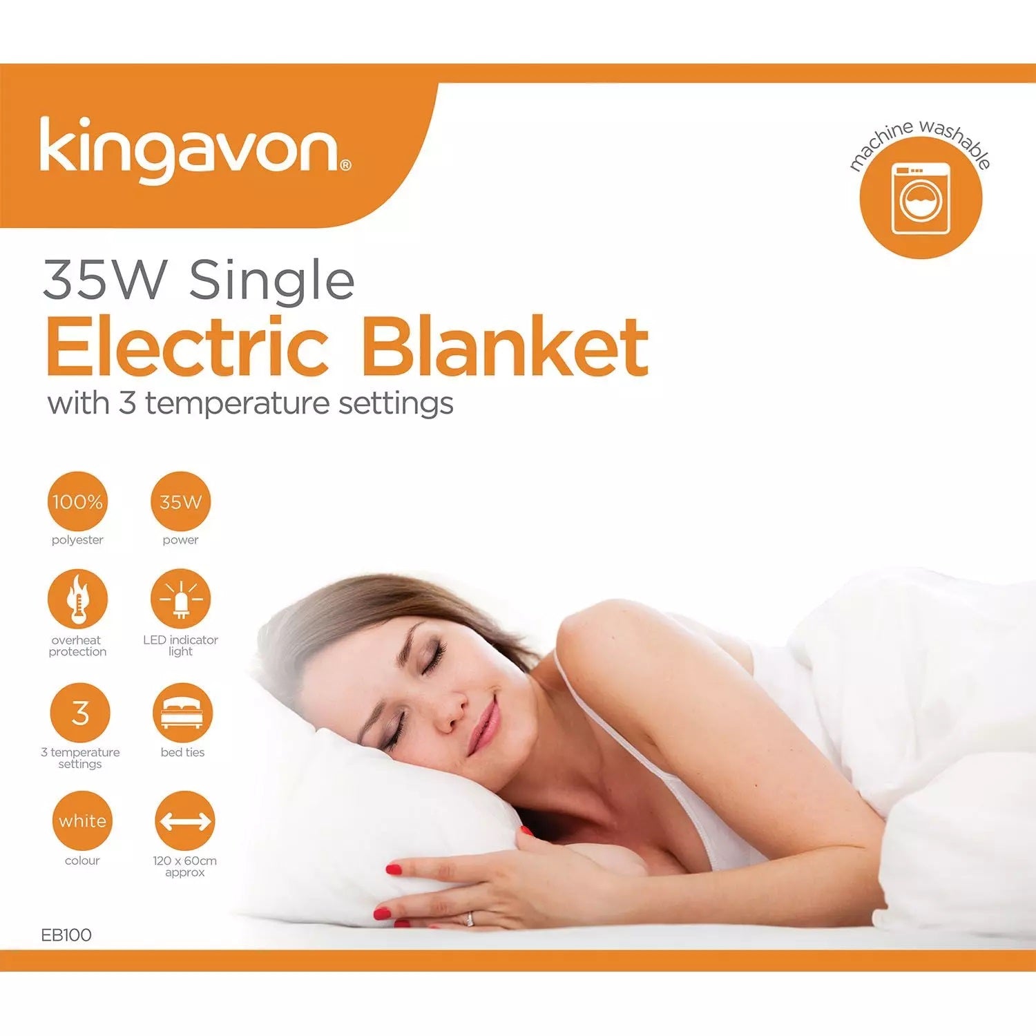 Kingavon 35w Single Electric Blanket