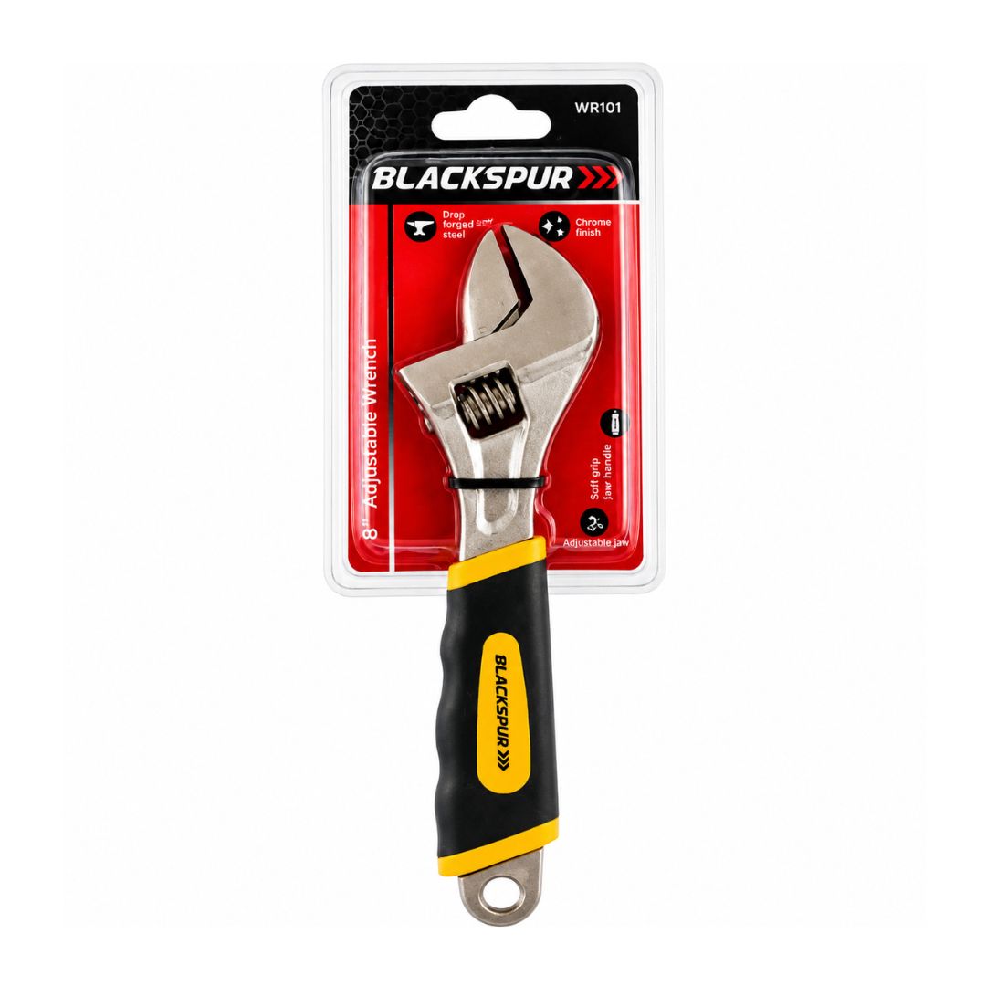 Blackspur Adjustable Wrench 8 inch
