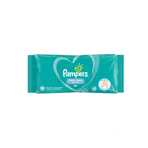 Pampers Fresh Clean Scented Baby Wipes 52 Pack